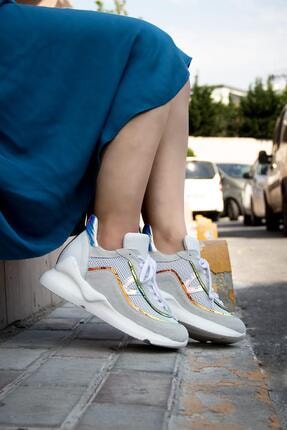 Bueno Shoes Hakiki Deri File Detaylı Bağcıklı Kadın Spor Ayakkabı 20wq1802