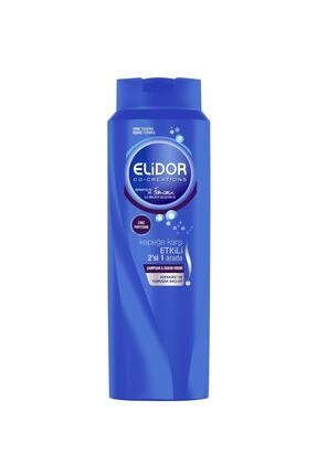 Elidor Kepeğe Karşı Etkili 2'si 1 Arada Şampuan & Saç Kremi 500 ml