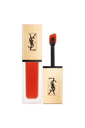 Yves Saint Laurent Tatouage Couture Dudakta Dövme Etkisi Yaratan Likit Mat Ruj 02 - Crazy Tangerine 3614271709356