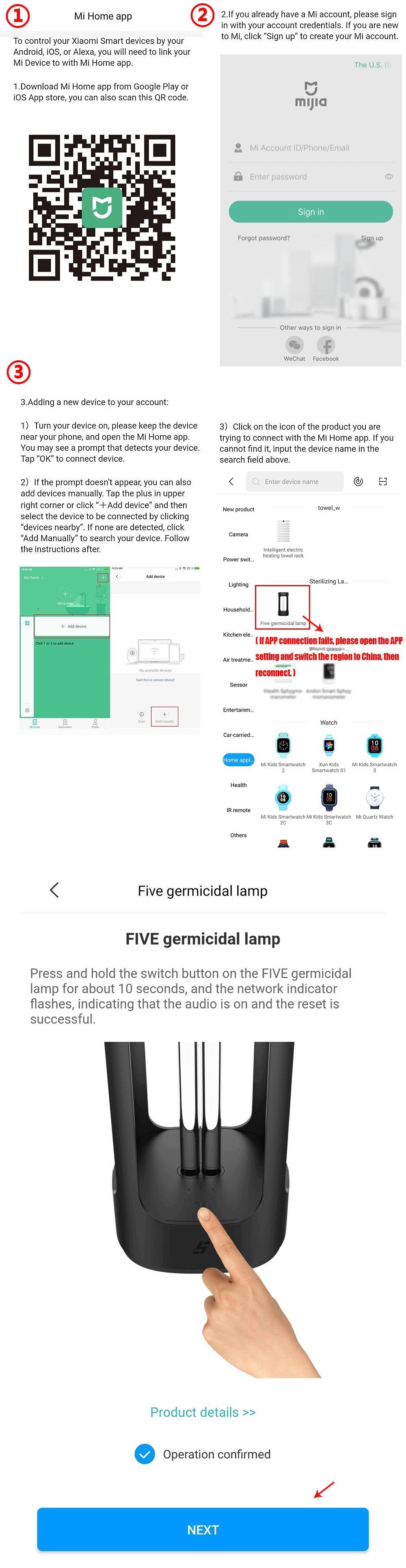 Xiaomi Youpin FİVE Akıllı UVC Sterilizasyon Lamba Trendyol
