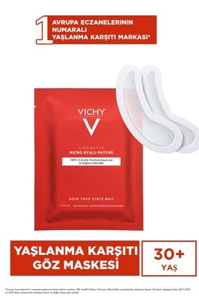 Vichy Liftactiv Micro Hyalu Patchs Göz Altı Bandı 2 Adet 3337875607308