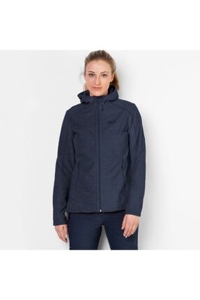 Jack Wolfskin Kadın Lacivert Carson Outdoor Sweatshirt 1702972-1910