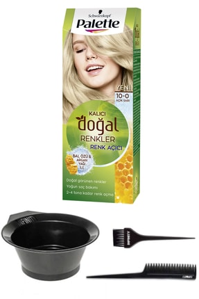 Schwarzkopf Palette Naturel 10-0 Açık Papatya Saç Boyası Ve Saç Boyama Seti 8681655543555
