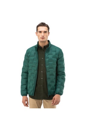 Nautica Unisex Standart Fit Yeşil Su Geçirmez Kaz Tüyü Mont J03010T