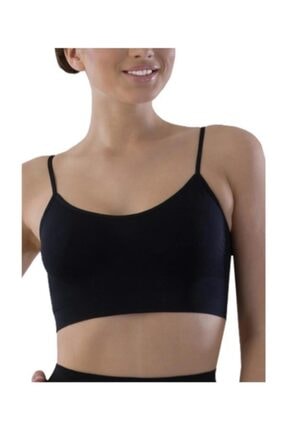 ÖZKAN underwear Kadın Siyah Ince Askılı Korse Büstiyer 2103590017