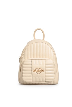 Moschino Marka Logolu Kapitoneli Sırt Çanta Kadın Çanta Jc4071pp1cla1110