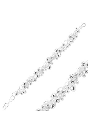 ZUK COLLECTİON Kadın Gümüş Sallantılı Figürler Taşsız Bileklik