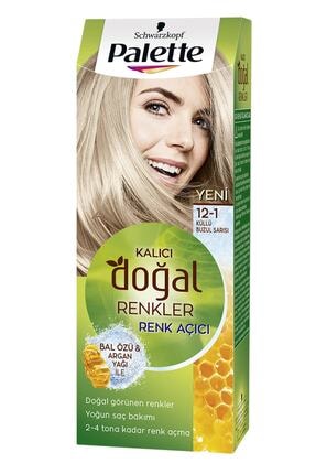 Schwarzkopf Palette Naturel 12-1 Sarı Sandre - Saç Boyası, Yağ Bakımlı, Kalıcı Doğal Renkler
