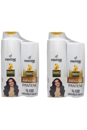 Pantene Şampuan 300 Ml+saç Bakım Kremi 180 Ml Onarıcı Ve Koruyucu Bakım 2 Li Set 1 Alana 1 Bedava