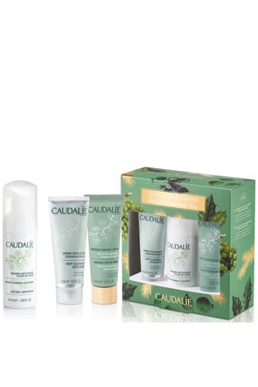 Caudalie Cleasing Trio Set Yoğun Arındırıcı Peeling Temizleme Köpüğü Detoks Etkili Maske