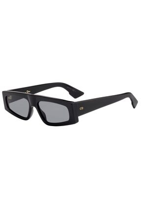 Gucci Kadın Güneş Gözlüğü Siyah Kemik Çerçeveli Geometrik Model Füme Lens Uv400