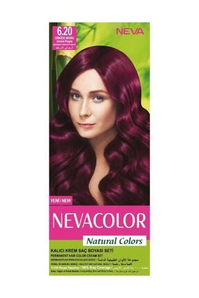 Neva Color Nevacolor Natural Colors 6.20 Orkide Moru - Kalıcı Krem Saç Boyası Seti