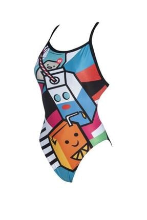 Arena W Crazy Mılkshake X Crıss Cross Back One Piece Kadın Mayo