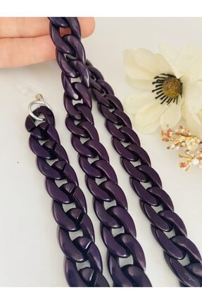 Accessories Şık Havalı Iddialı Mürdüm Gözlük Zinciri Ve Aksesuarı