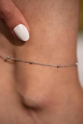Ninova Silver Kadın Toplu Model Sade Gümüş Halhal PKT-NNVSLVR03674