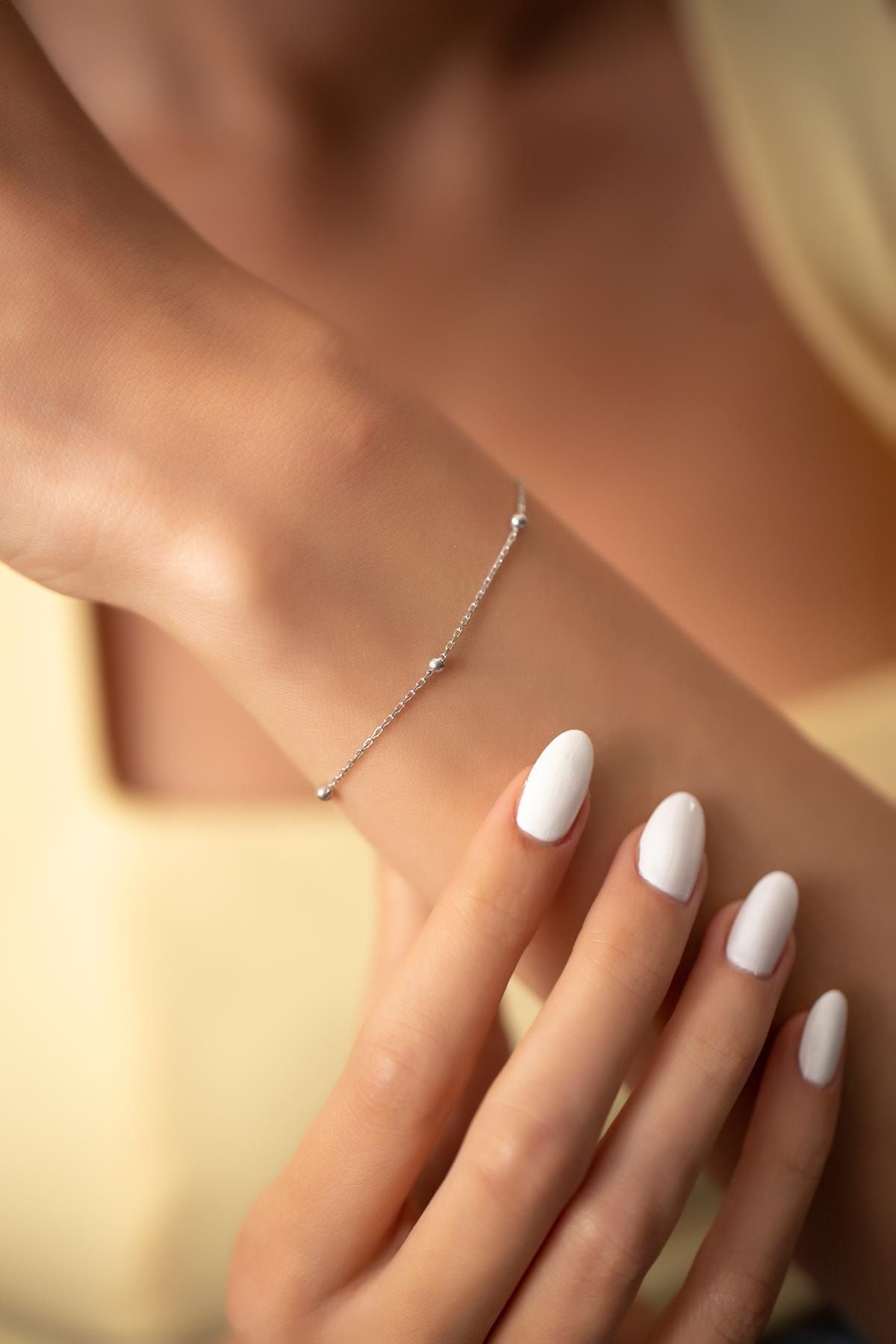 Ninova Silver Kadın Toplu Model Sade Gümüş Bileklik PKT-NNVSLVR03655