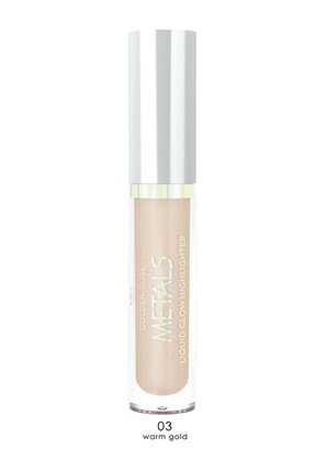 Golden Rose Aydınlatıcı - Metals Metallic Liquid Glow Highlighter No: 03 Warm Gold 8691190138233