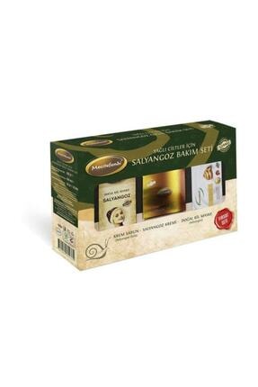 Mecit Efendi Set 3. Mecitefendi Yağlı Ciltler Için Salyangoz Özlü Bakım Seti