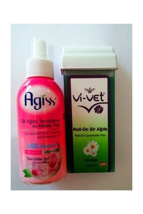 Vi-Vet Vİ-VET ROLL ON SİR AĞDA (Yeşil) , AGİSS TEMİZLEME VE MASAJ YAĞI