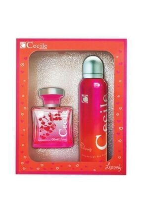 Cecile Lovely Edt 100 ml + Deodorant 150 ml Kadın Parfüm Set 8698438602181