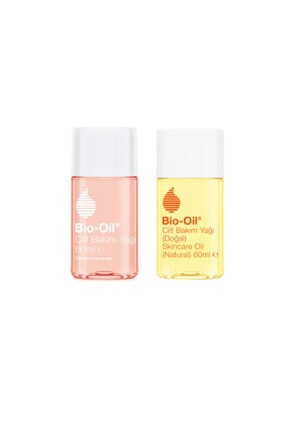 Bio Oil Natural Cilt Bakım Yağı 60 ml + Cilt Bakım Yağı 60 ml 2'li Set