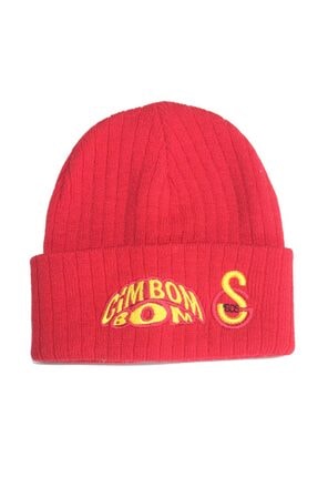 Galatasaray Unisex Galatasaray Lisanslı Cimbom Çift Kat Örgü Bere