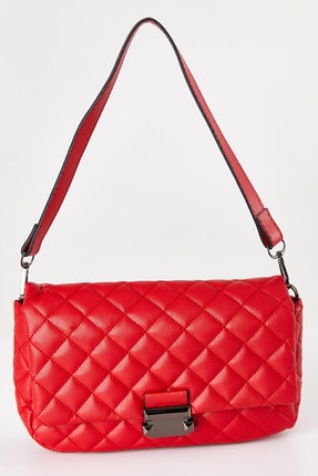 Bianco Lucci Bag Kadın Kapitoneli Metal Detalı Omuz Ve El Çantası Cnt115