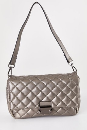 Bianco Lucci Bag Kadın Kapitoneli Metal Detalı Omuz Ve El Çantası Cnt115
