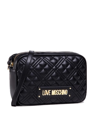 Moschino Marka Logolu Kapitoneli Omuz Çanta Kadın Çanta Jc4010pp1cla0000