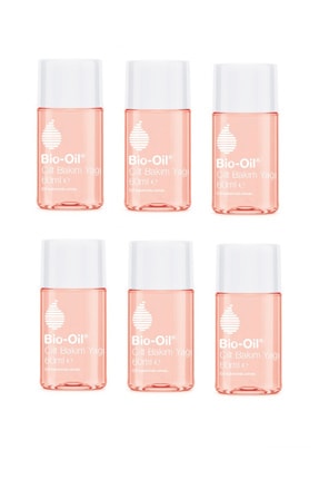 Bio Oil Cilt Bakım Yağı 60 Ml Çatlak Karşıtı & Nemlendirici X6 Adet