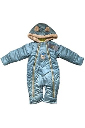 Bombili Unisex Bebek Mint Yeşili Astronot Mont( 6ay-9ay-12ay-18ay)