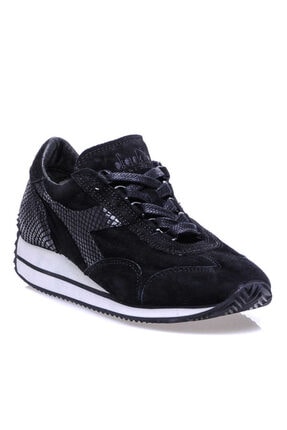 Diadora Equipe W Reptile Kadın Siyah Günlük Spor Ayakkabı - 16189480013