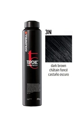 GOLDWELL Topchich Kalıcı Saç Boyası 250 ml - 3N Koyu Kahve 4021609004233