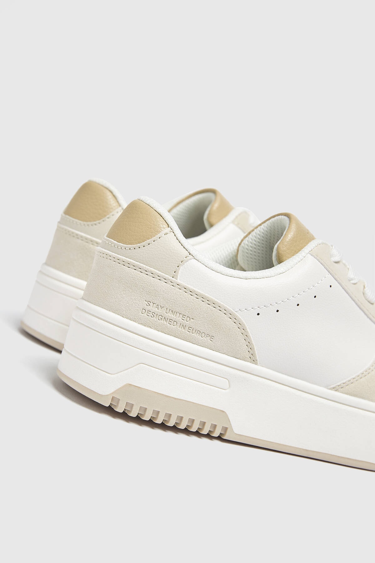 Pull and bear platform sneakers best sale