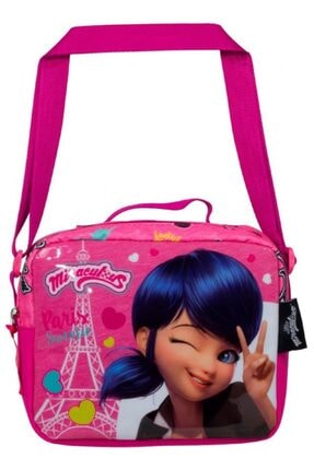 Ümit Çanta Miraculous Marinette Kız Çocuk Pembe Beslenme Çantası