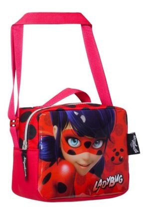 Ümit Çanta Miraculous Lady Bug Kırmızı Kız Çocuk Beslenme Çantası