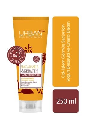 Urban Care Makademya Yağı Keratin İçeren Yoğun Nemlendirici Onarıcı Şampuan 250 ml 8680690701429