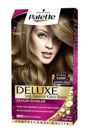 Schwarzkopf Palette Deluxe 7-0 Kumral - Yağ Bakımlı Kalıcı Saç Boyası