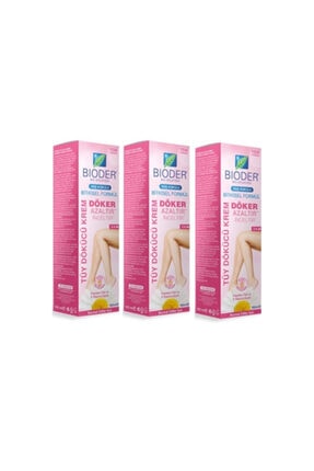 Bioder Tüy Dökücü Krem Normal Ciltler Için Papatya Özlü 100 ml - 3 Adet 8680512606260-1