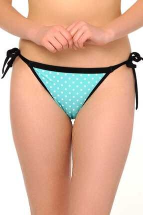 Reflections Kadın Mint Skinny İpli Brasil Bikini Altı S2553ALD 038