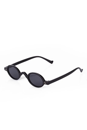 Angel Eyes Unisex Siyah Mat Cam Siyah Kemik Çerçeve Güneş Gözlüğü