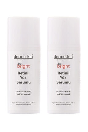 Dermoskin Lekeli Ciltlere Özel Be Bright Retinil Yüz Serumu 2'li Avantaj Paket