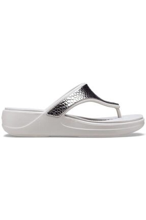 Crocs Kadın Gümüş Monterey Metallıc Parmak Arası Terlik 206303-0go