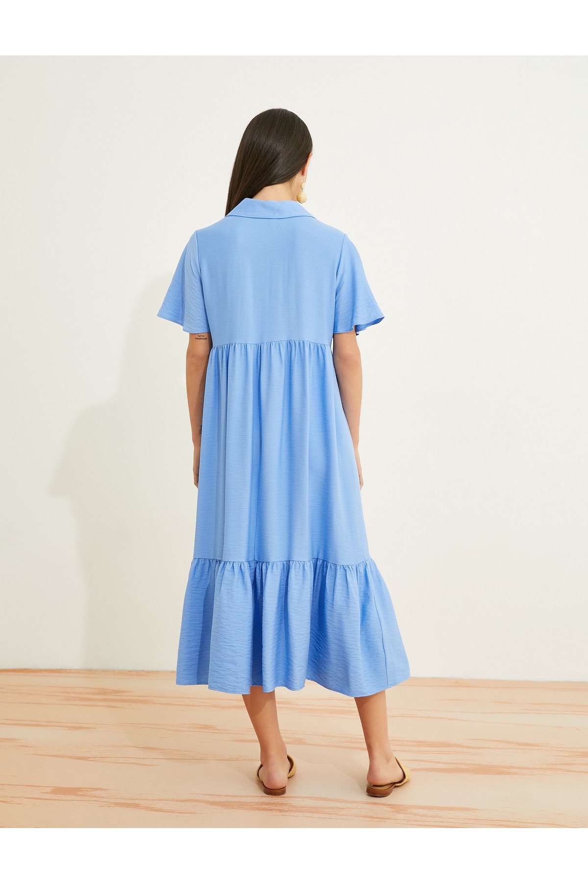 Sisters point gloss dress light blue online
