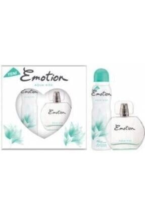 Emotion Aqua Kiss Edt 50 ml Kadın Parfüm + 150 ml Deodorant Seti 258364587145