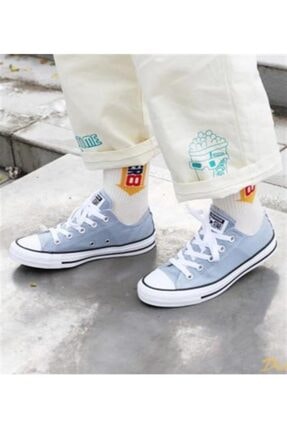 Converse Kadın All Star Chuck Taylor Açık Gri Günlük Sneaker Spor Ayakkabı 170466c