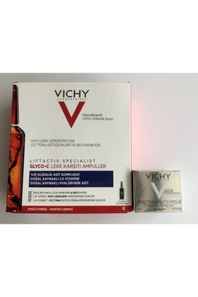 Vichy Vıchy Liftactıv Specıalıst Glyco-c Leke Karşıtı 10 Ampul + Vıchy Lıftactıve Nıght Supreme 15 ml