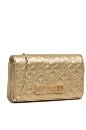 Moschino Marka Logolu Kapitoneli Zincir Askılı Omuz Çanta Kadın Çanta Jc4079pp1cla2901