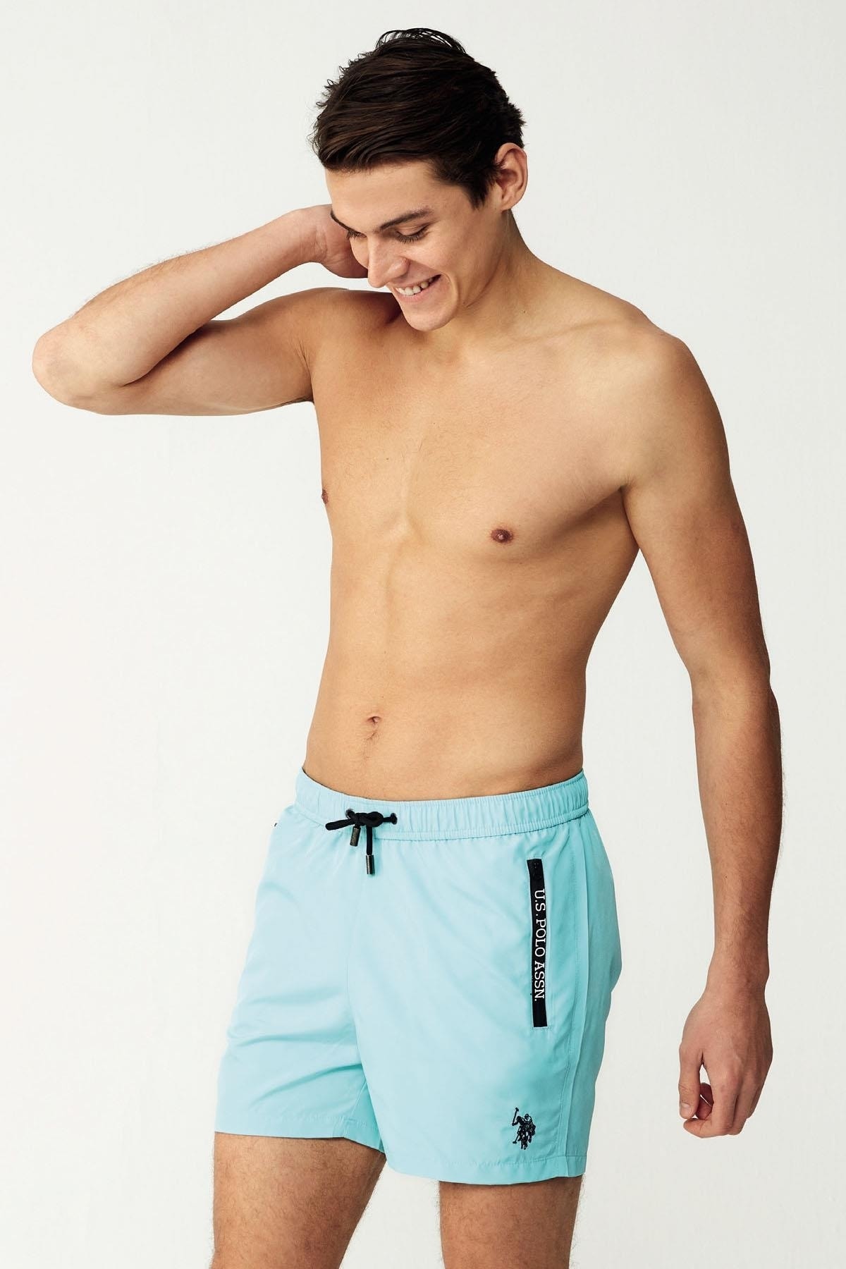 Us polo assn shop men's swim trunks