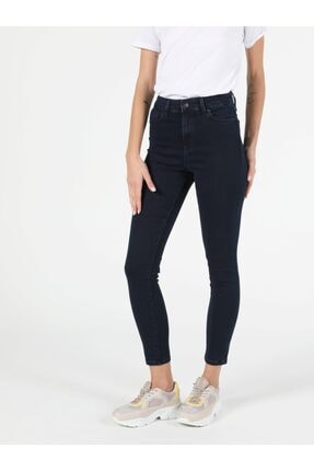 Colin's 760 Dıana Super Slim Fit Yüksek Bel Skinny Leg Kadın Koyu Indigo Jean Pantolon